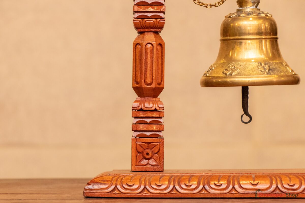 Wooden replica of Taleju bell for souvenirs