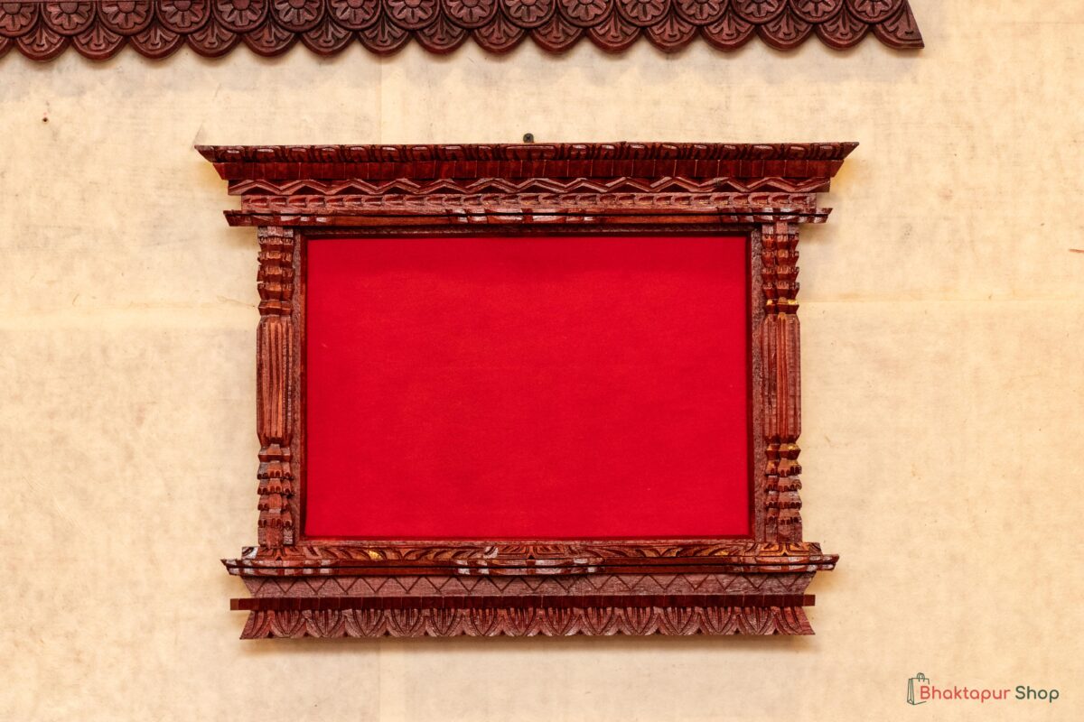 Beautifully crafted wooden frame