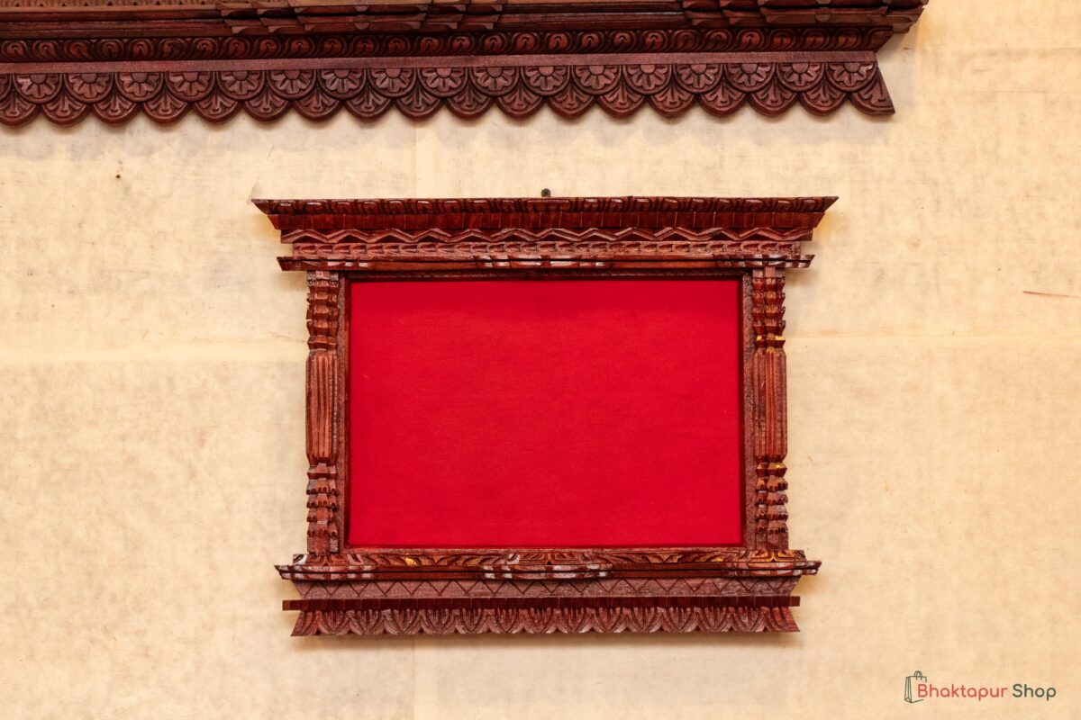 Beautifully crafted wooden frame