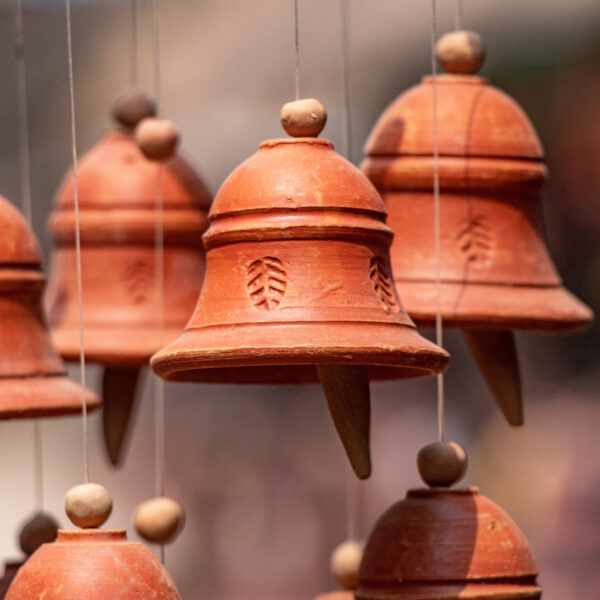 Terracotta decorative hanging bells