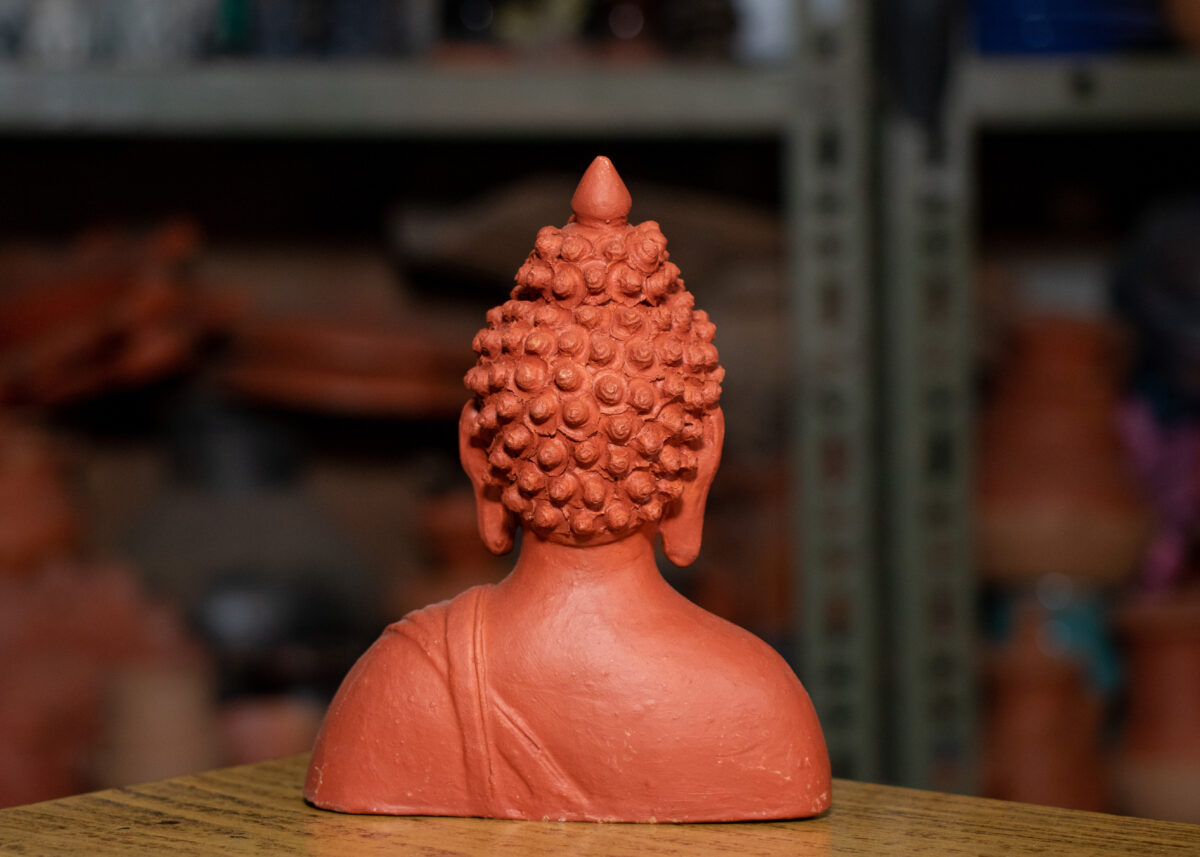 The replica of Lord Buddha