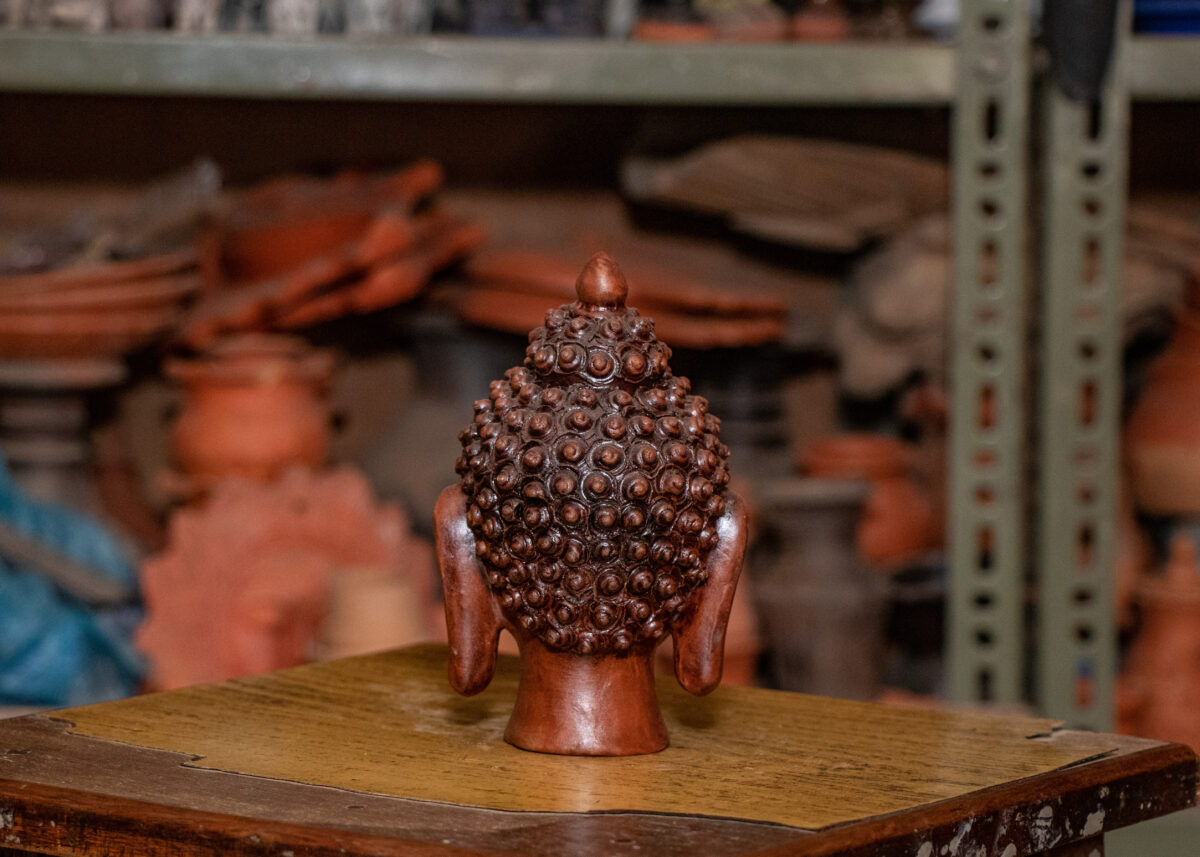 The replicate head of Lord Buddha
