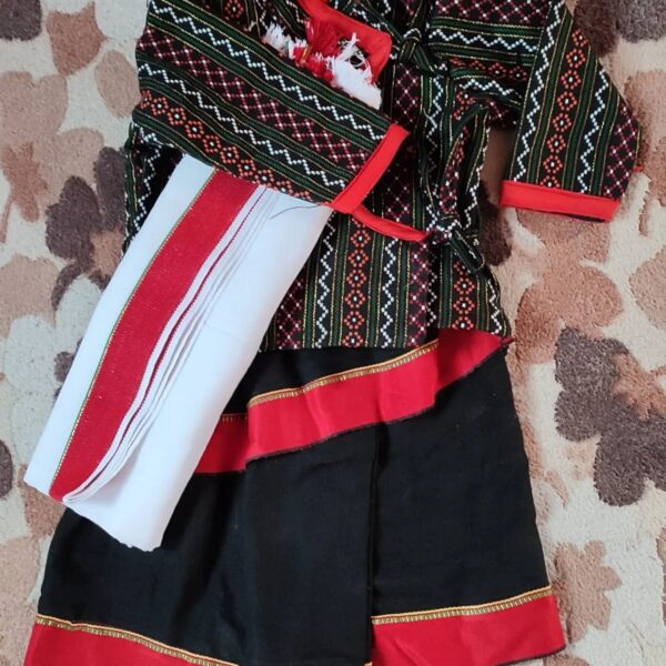 Newari dress for kids (Choli, Shawl and Skirt)