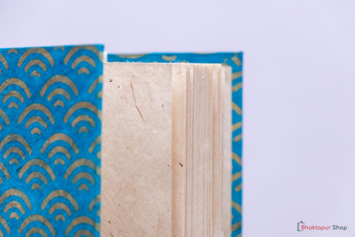 Handmade Note book with blue cover (quality of paper)